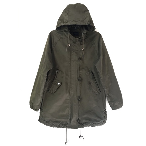 Zara Jackets & Coats Zara Military Green Lightweight Parka Jacket